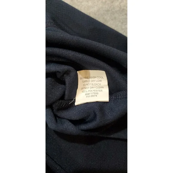 Smitty Performance Mesh Polo Shirt Navy Blue, Size 2XL, Moisture‎ Wicking OHSAA - Picture 7 of 7